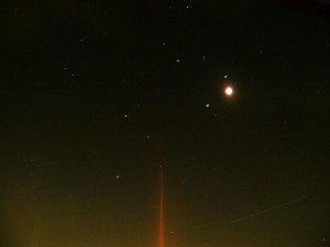 Strong vertical beam