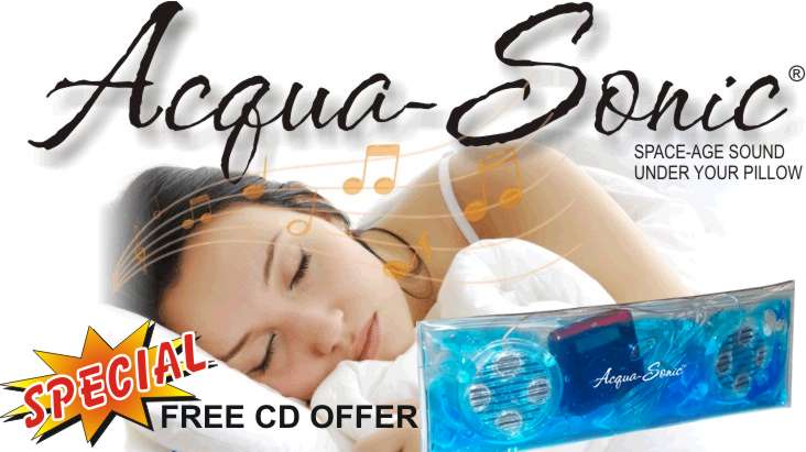 Buy a Pillow Speaker and Get 1 FREE CD of Your Choice!